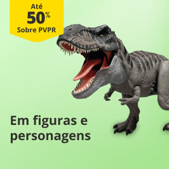At&eacute; 50% PVPR em figuras e personagens